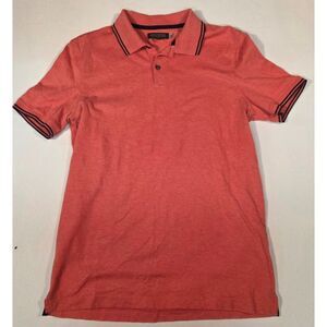 Banana Republic Luxe Touch Performance Polo Shirt Coral Pink Small
